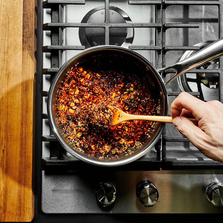 Hybrid Saucepan With Lid, 3-Qt - Image 3