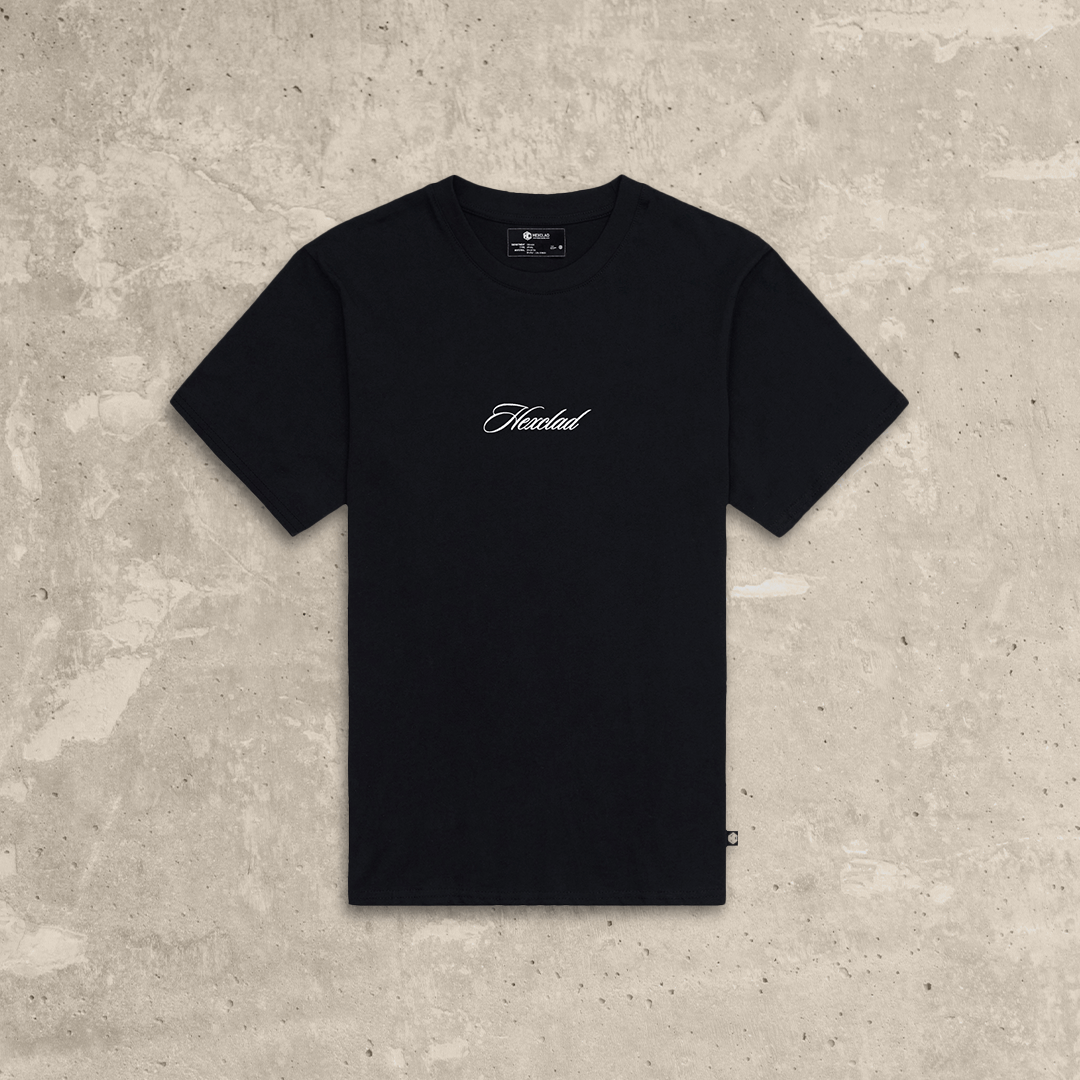 Cursive HexClad Men's T-Shirt - Image 3