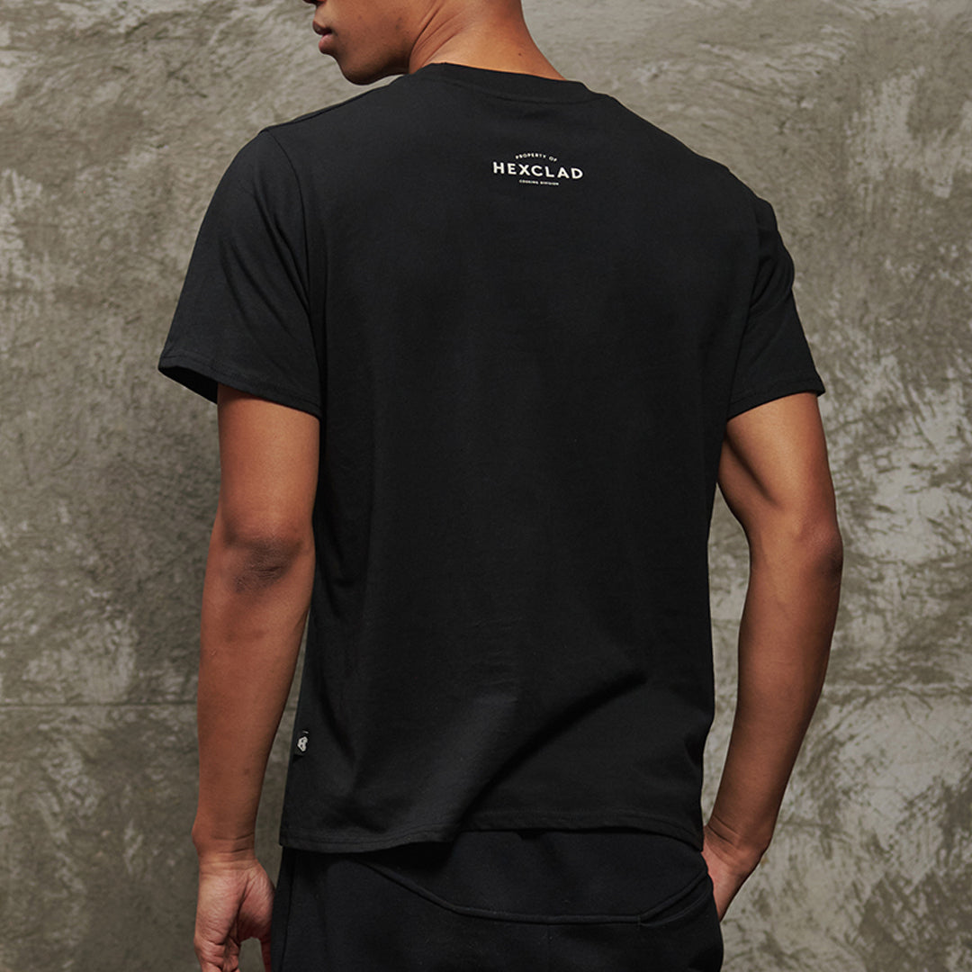 Cursive HexClad Men's T-Shirt - Image 2
